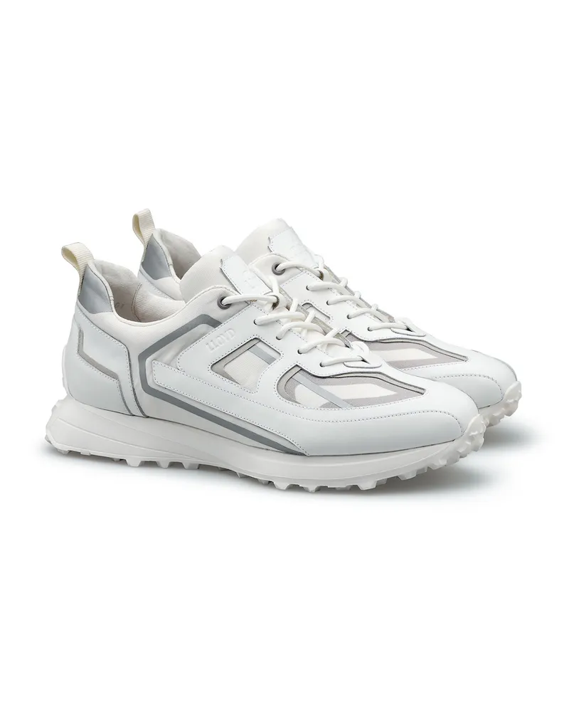 Lloyd Weiss Textil | Beschichtetes Leder | Kunstleder | Edge Weiss