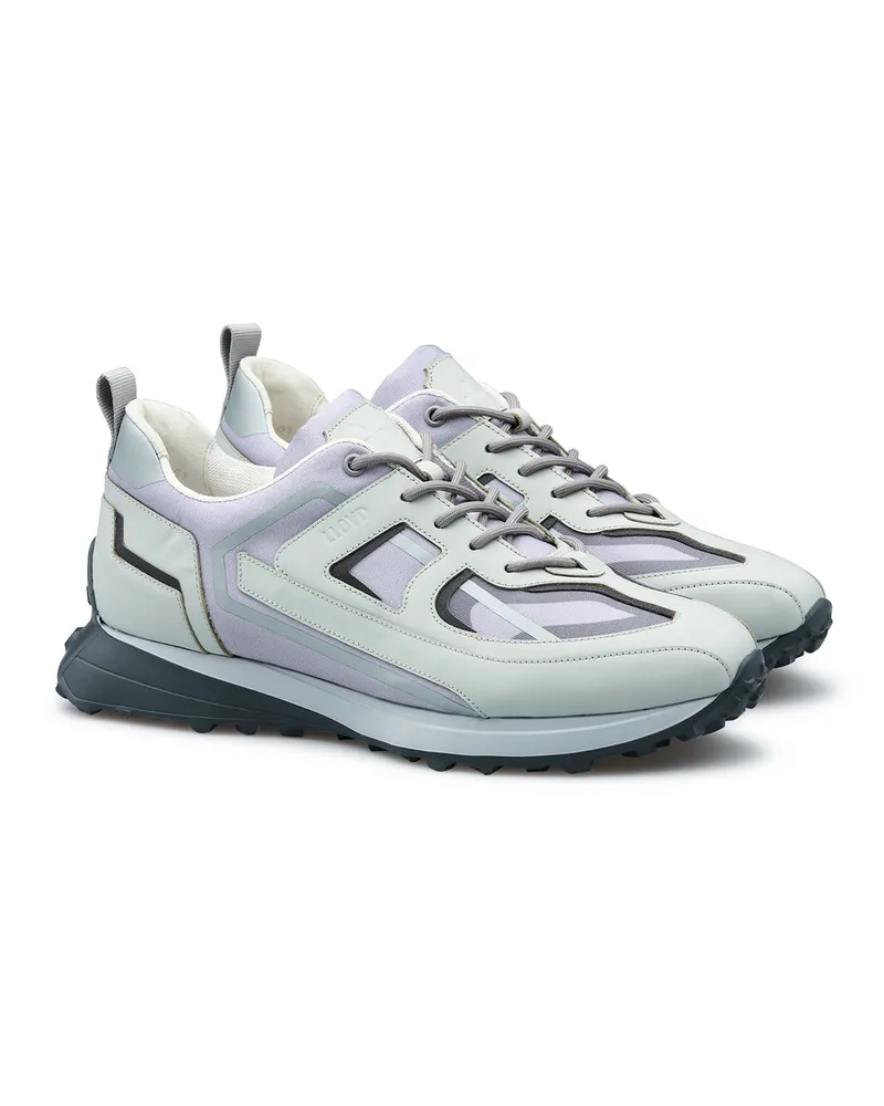 Lloyd Grau Textil | Beschichtetes Leder | Kunstleder | Edge Grau