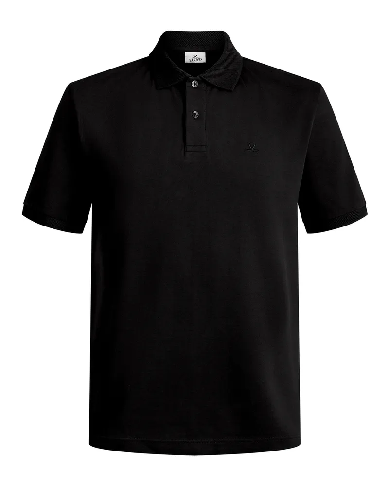 Lloyd Schwarz Poloshirt Schwarz