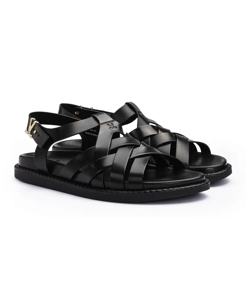 Lloyd Schwarz Genarbtes Leder | Axis Schwarz