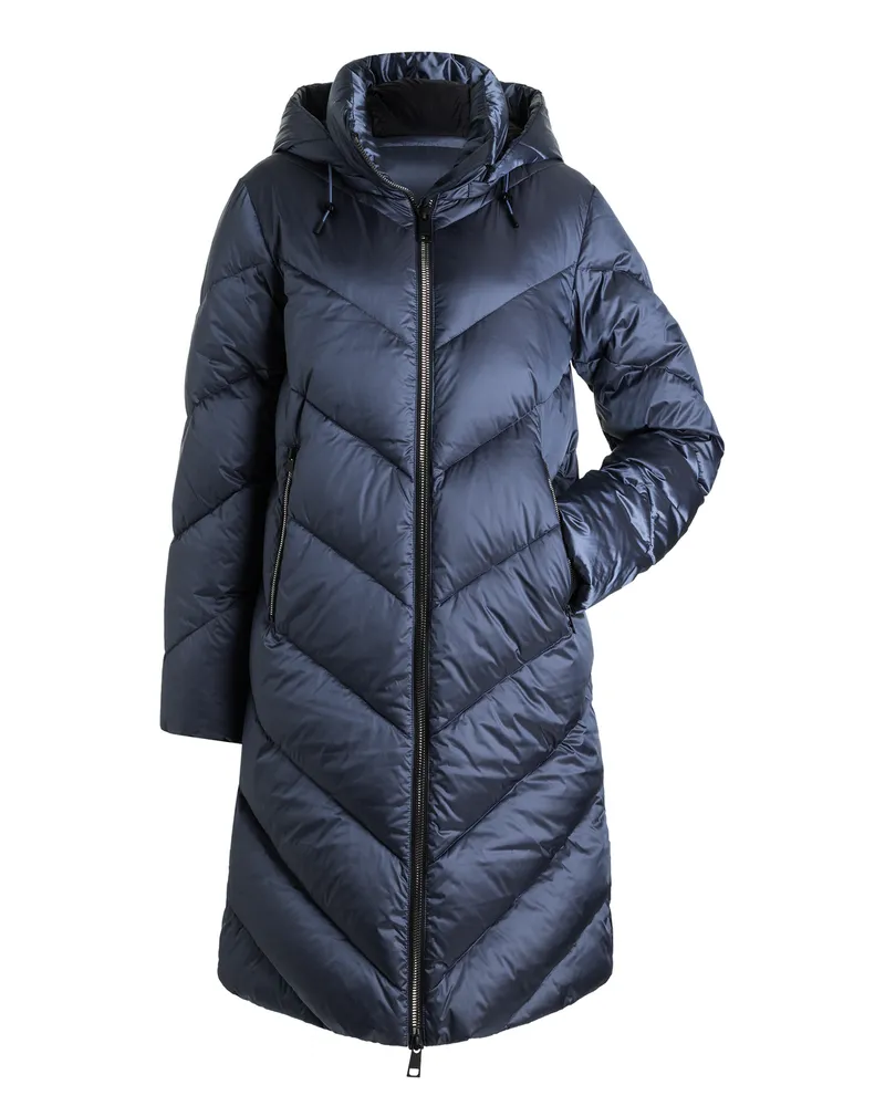 Lloyd Blau Damen Gepolsterter Mantel Blau Blau