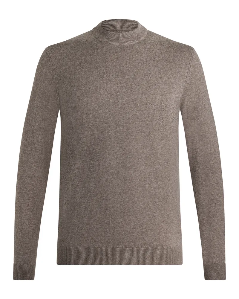 Lloyd Taupe Strickpullover Rundhals Taupe