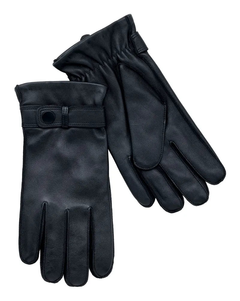 Lloyd Schwarz Glattleder | Handschuhe Schwarz