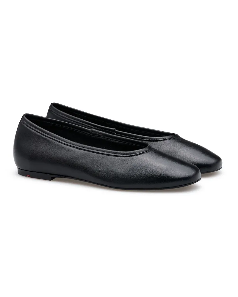 Lloyd Schwarz Glattleder | Damen Glide 610 Schwarz Schwarz