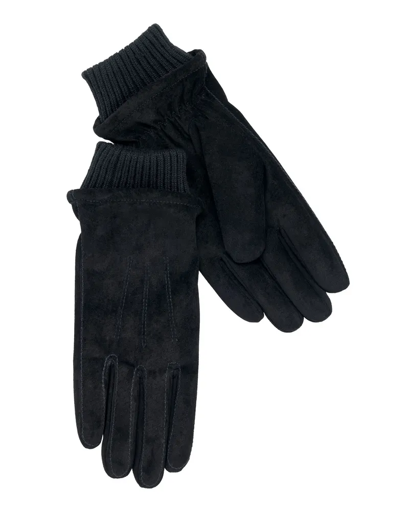 Lloyd Schwarz Rauleder | Handschuhe Schwarz