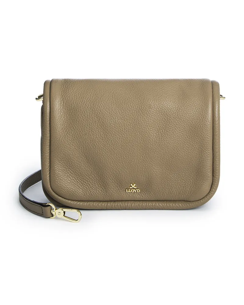 Lloyd Braun Genarbtes Leder | Damen Crossover Bag Braun Braun