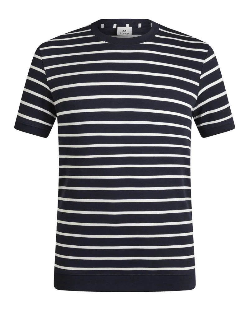 Lloyd Blau T-shirt Rundhals Blau