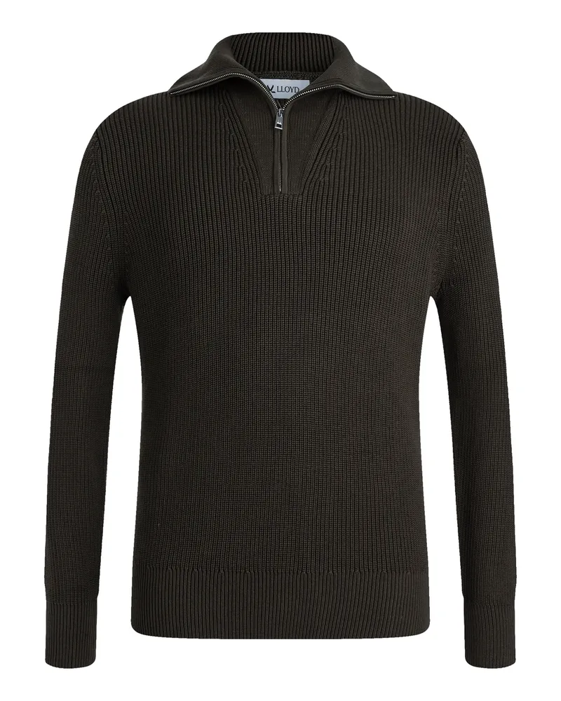 Lloyd Grün Strickpullover Troyer Grün
