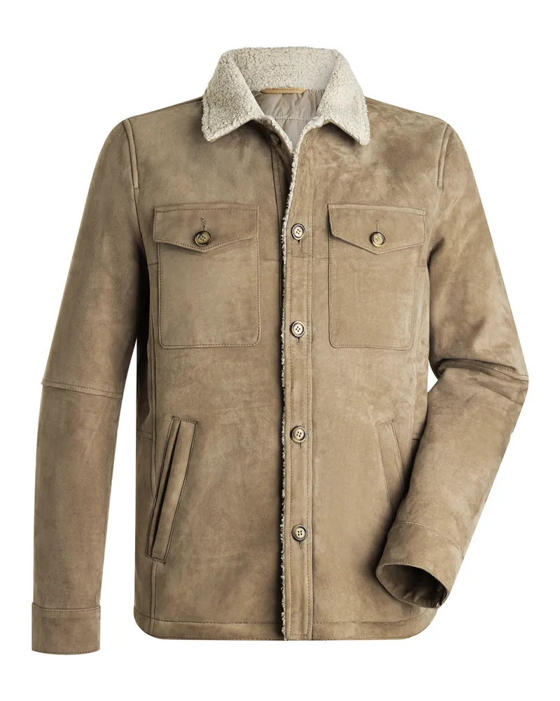 Lloyd Beige Rauleder | Lederjacke Pio Beige