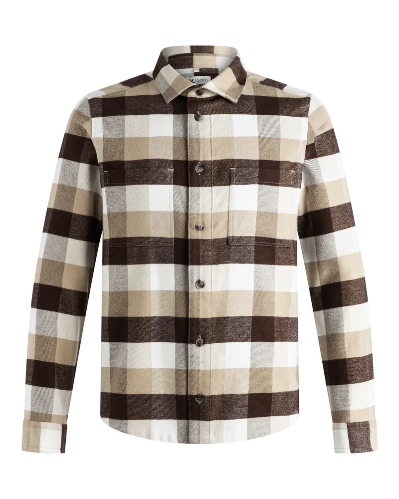 Lloyd Braun Baumwolle | Overshirt Braun