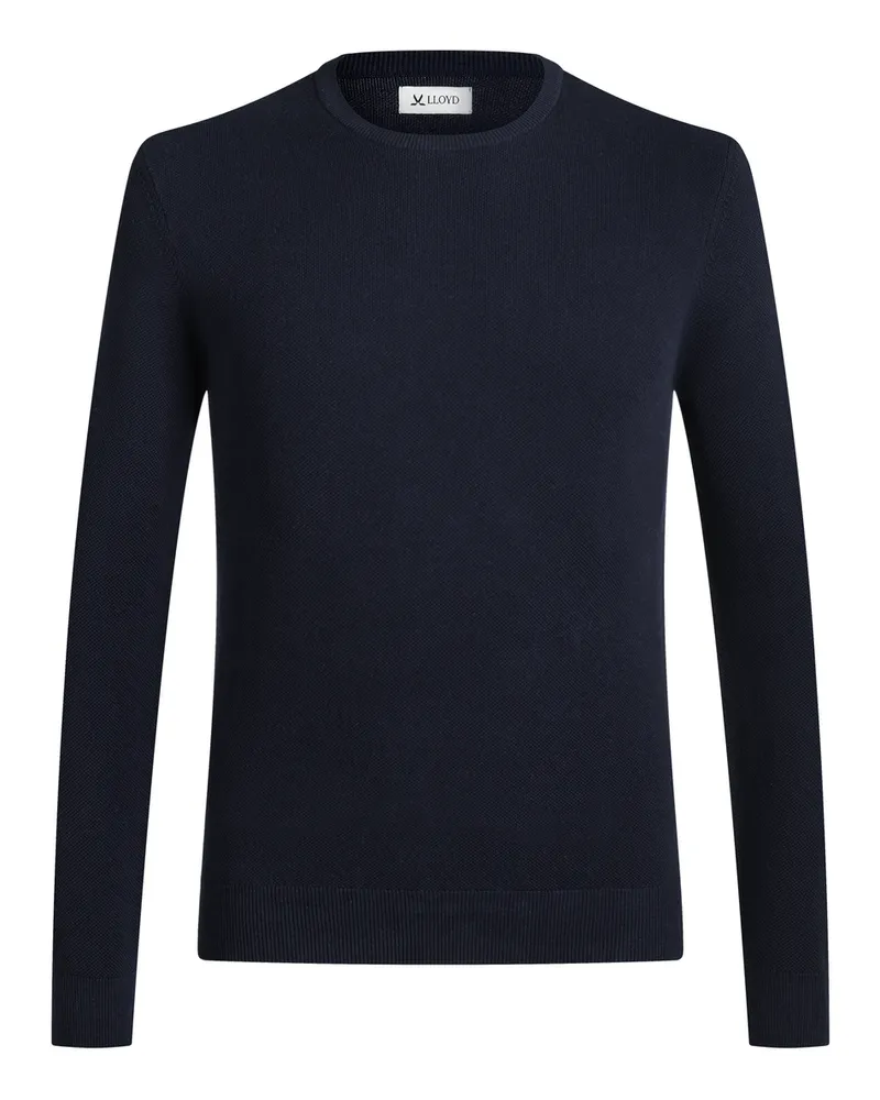 Lloyd Blau Pullover Rundhals Blau