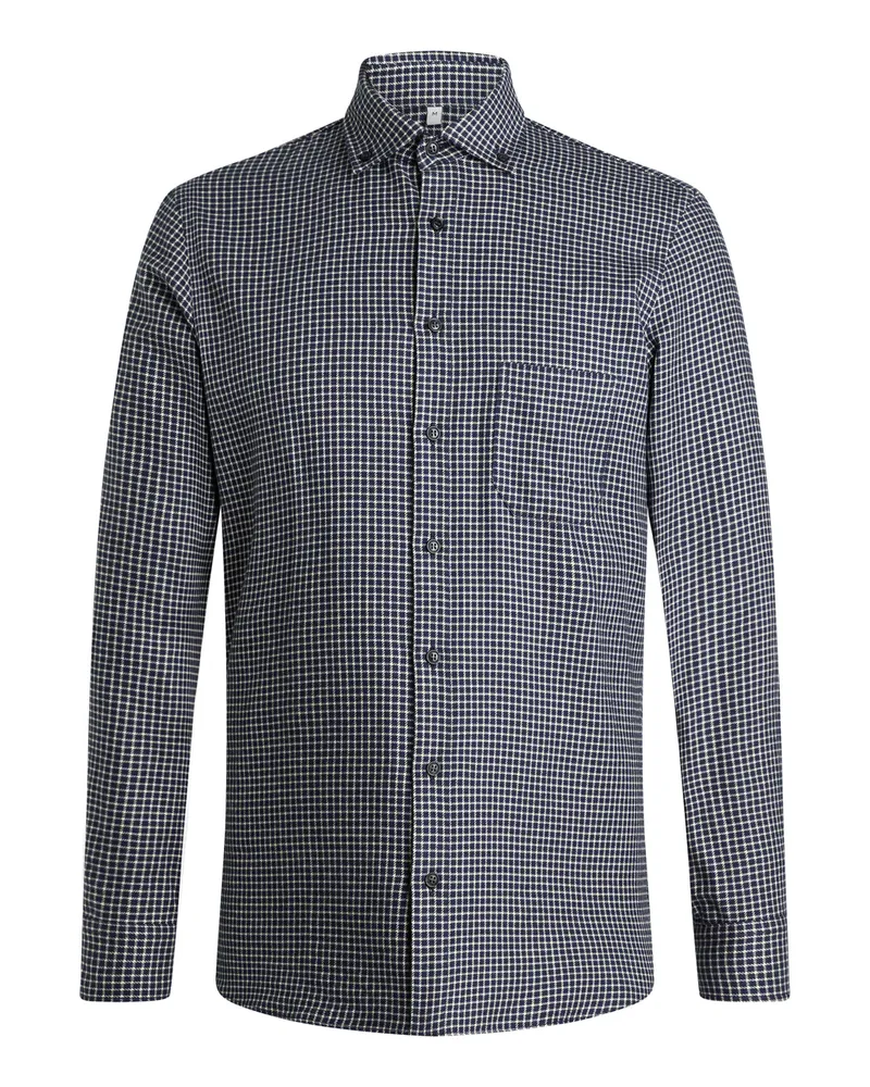 Lloyd Blau Baumwolle | Overshirt Blau