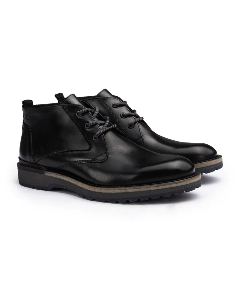 Lloyd Schwarz Fettleder | Rauleder | Urban 325 Schwarz