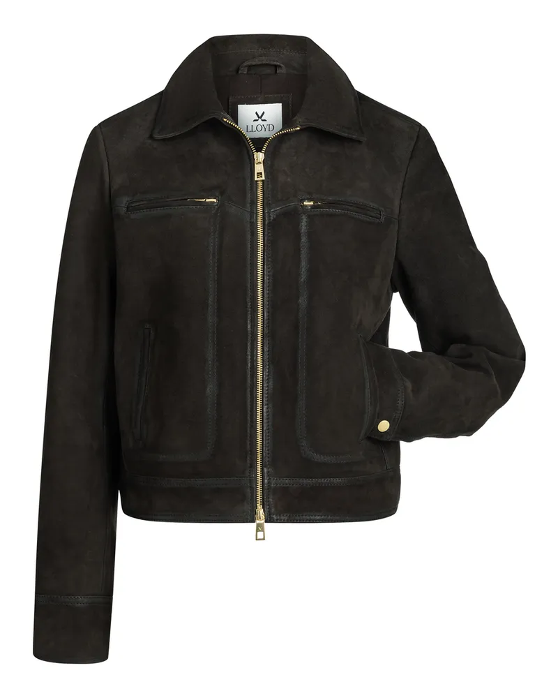 Lloyd Braun Rauleder | Damen Lederjacke Braun Braun