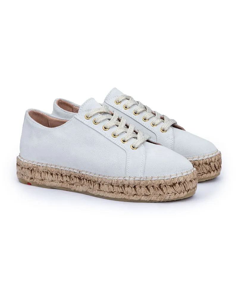 Lloyd Weiss Rauleder | Damen Sneaker Weiss Weiss