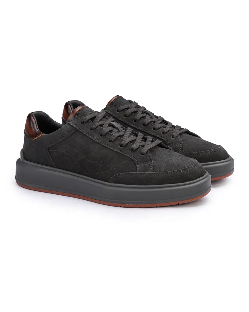 Lloyd Grau Genarbtes Leder | Navo 110 Grau