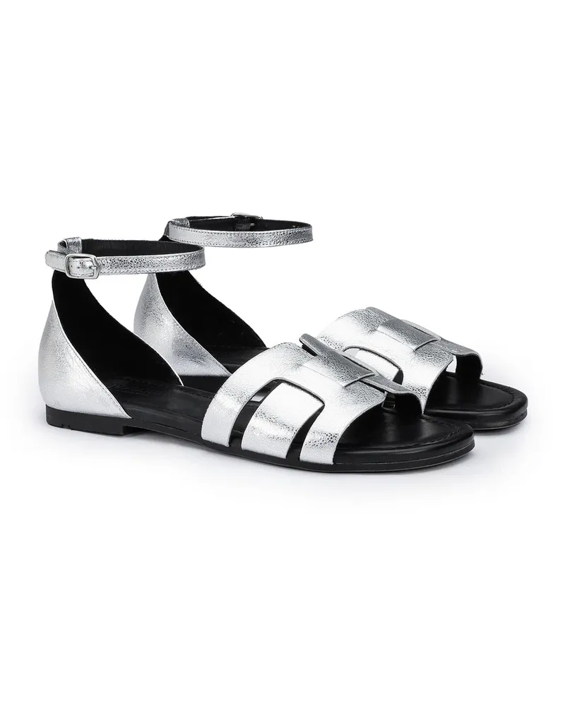 Lloyd Silber Glattleder | Damen Sandalen Silber Silber