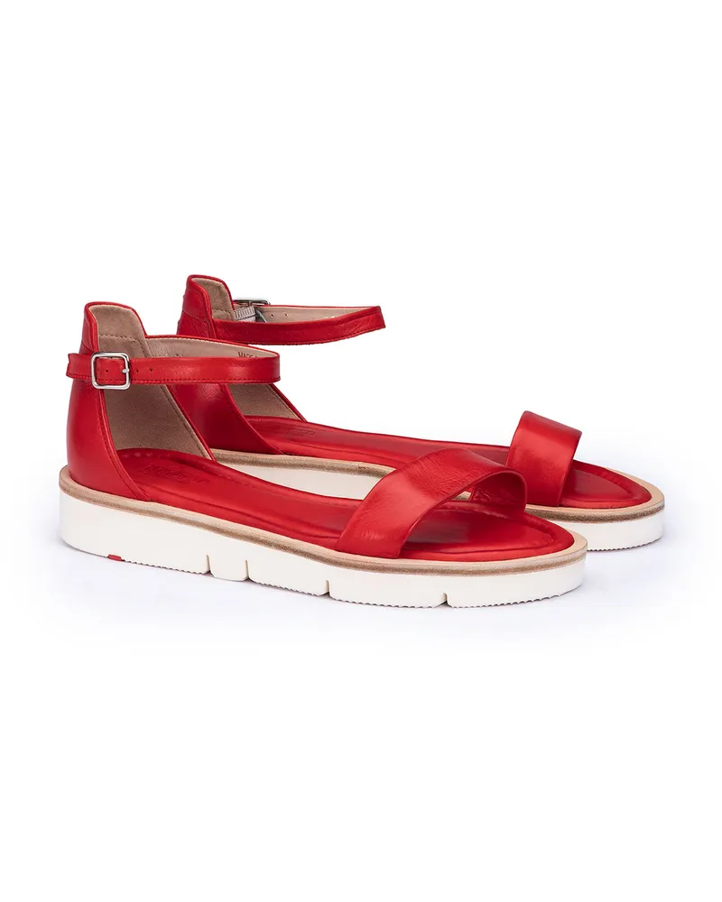 Lloyd Rot Glattleder | Damen Sandalen Rot Rot