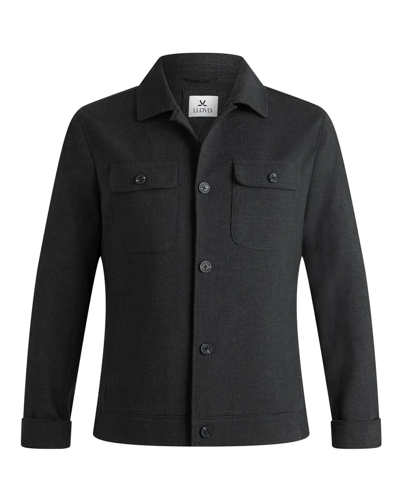 Lloyd Grau Polyester | Overshirt Grau