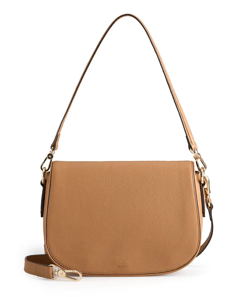 Lloyd Braun Glattleder | Damen Saddle Bag Braun Braun