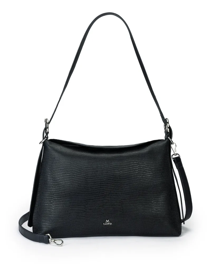 Lloyd Blau Genarbtes Leder | Damen Shoulder Bag Blau Blau