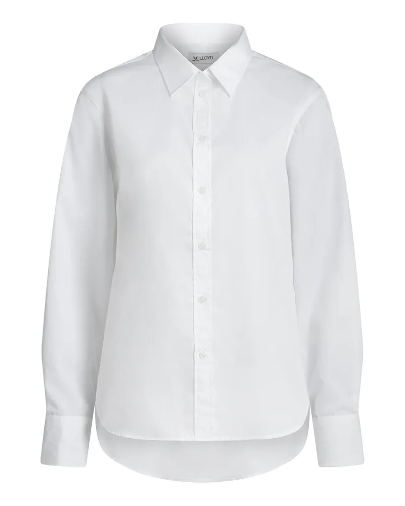 Lloyd Weiss Damen Oversize Bluse Weiss Weiss