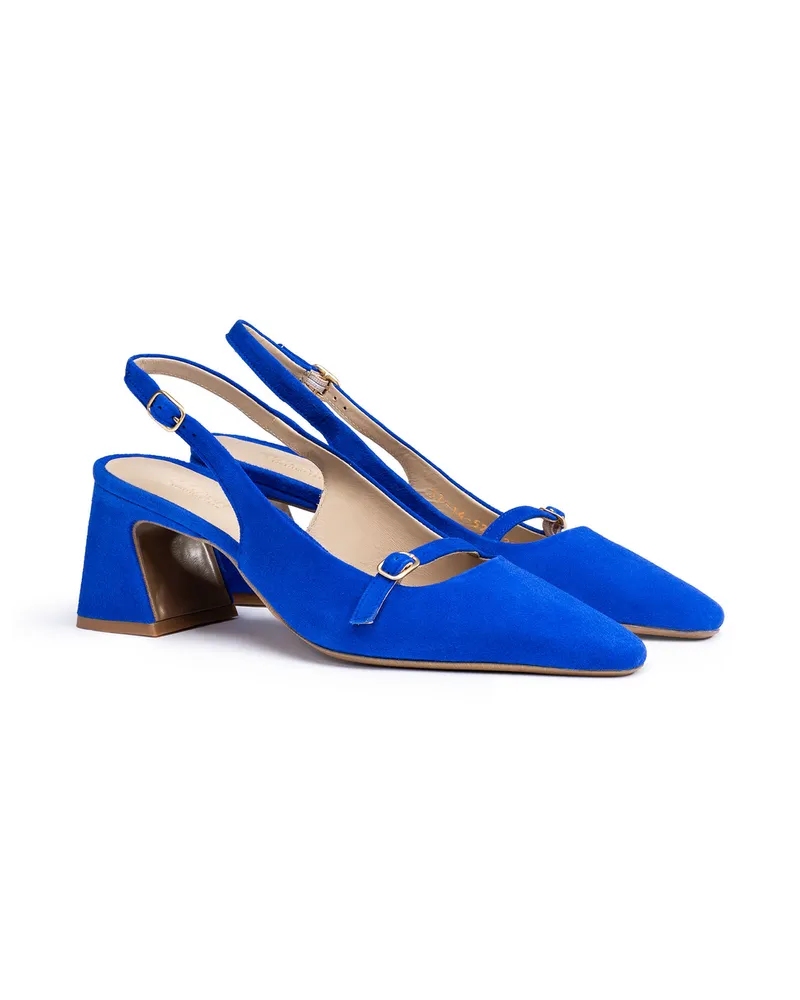 Lloyd Blau Rauleder | Damen Pumps Blau Blau