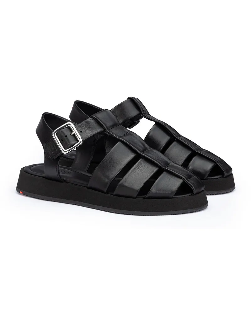 Lloyd Schwarz Glattleder | Damen Sandalen Schwarz Schwarz