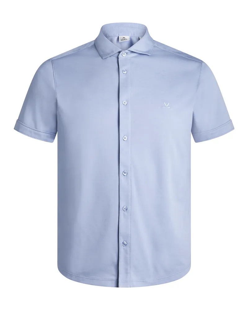 Lloyd Blau Hemd Kurzarm Blau