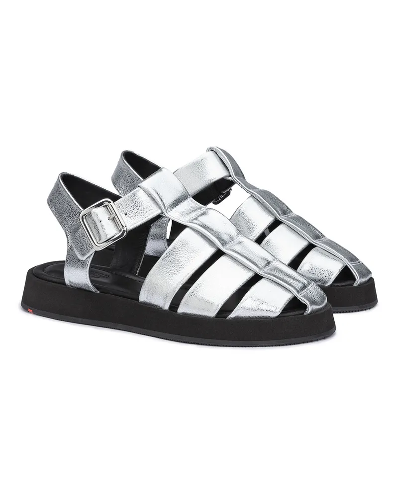 Lloyd Silber Glattleder | Damen Sandalen Silber Silber