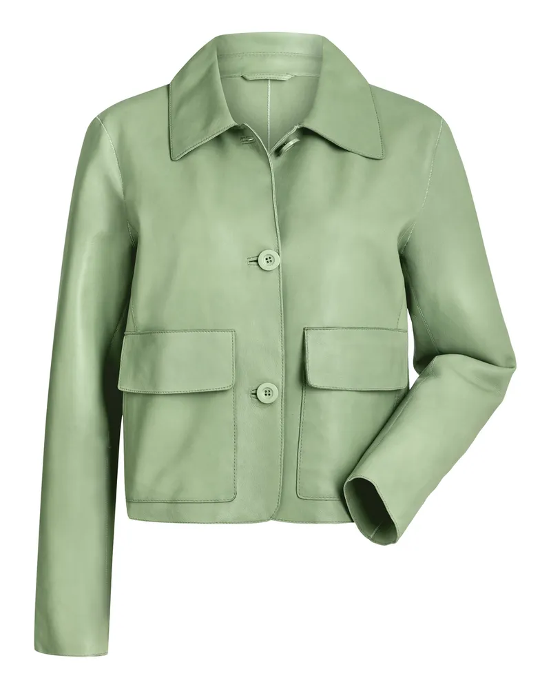 Lloyd Grün Glattleder | Damen Lederjacke Loris Grün Grün
