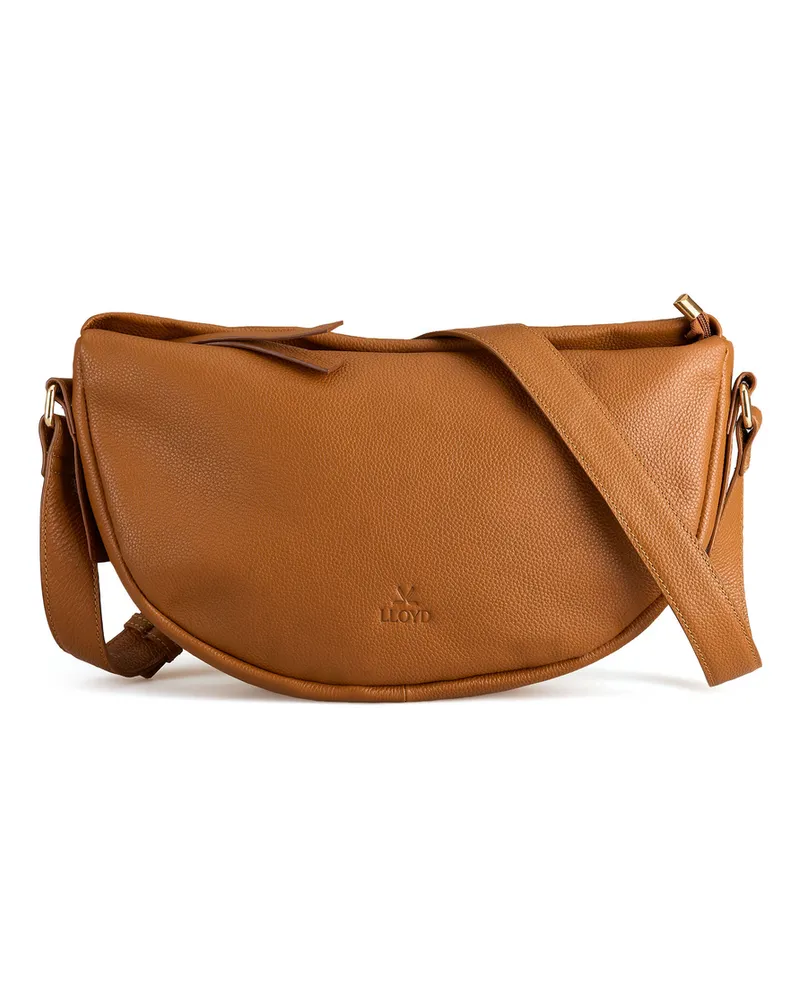 Lloyd Braun Glattleder | Damen Crossover Bag Braun Braun
