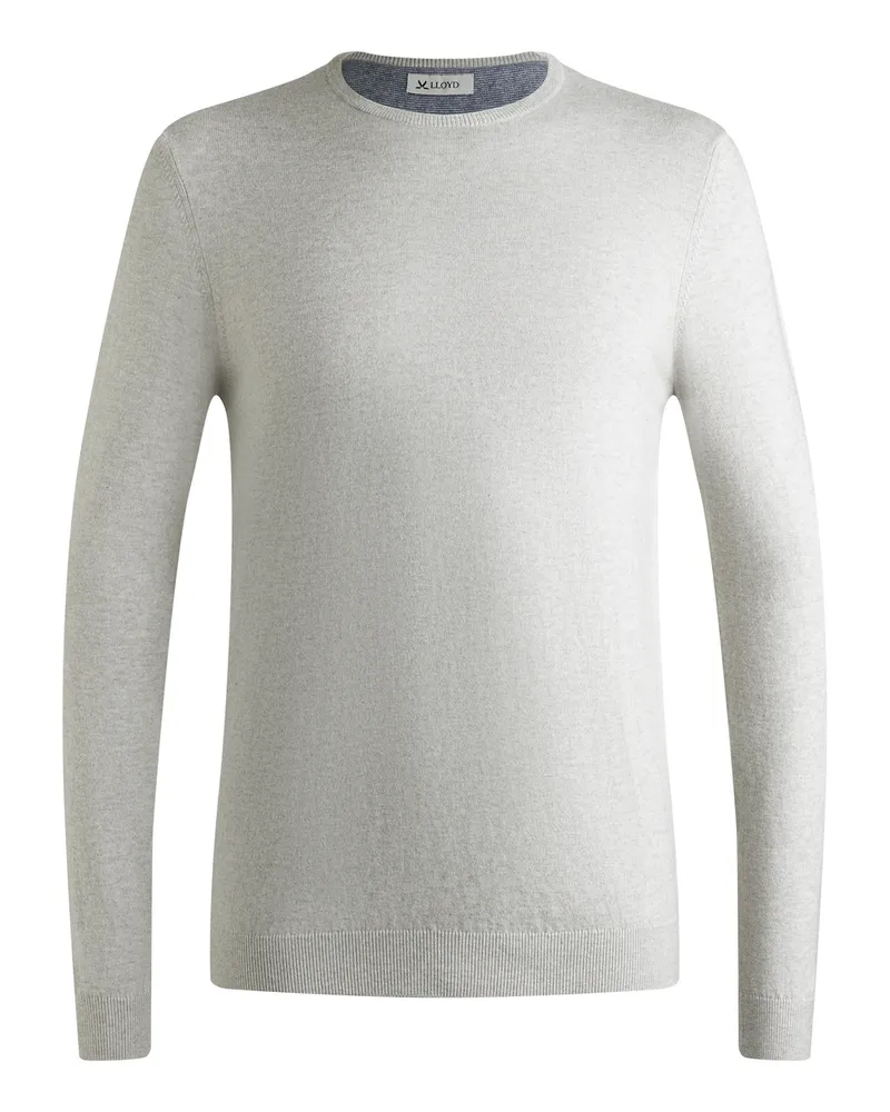 Lloyd Grau Strickpullover Rundhals Grau