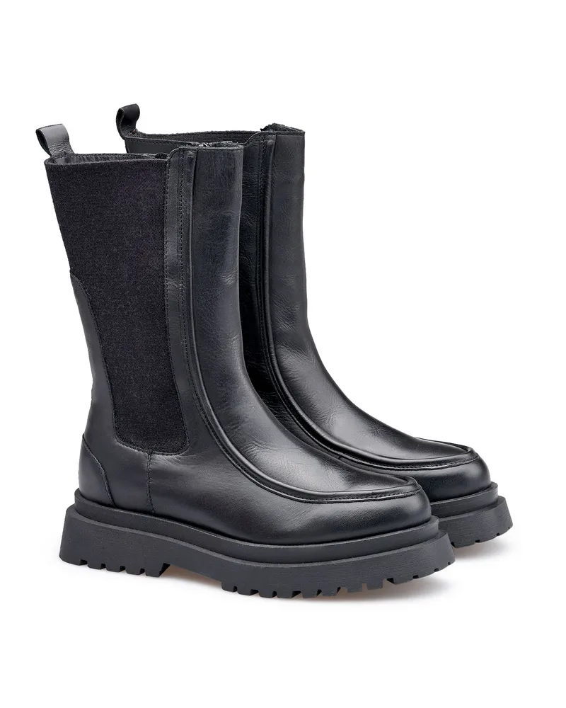 Lloyd Schwarz Glattleder | Damen Aura 318 Schwarz Schwarz