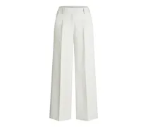 Weiss Damen Stoffhose Weiss