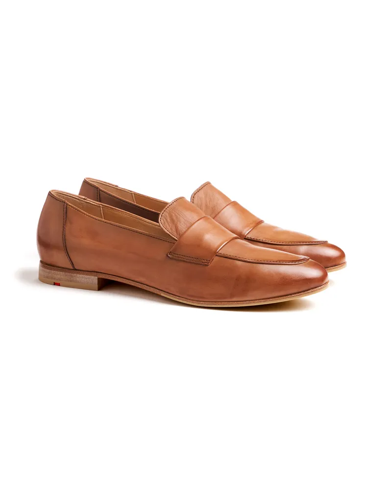 Lloyd Braun Glattleder | Damen Slipper Braun Braun