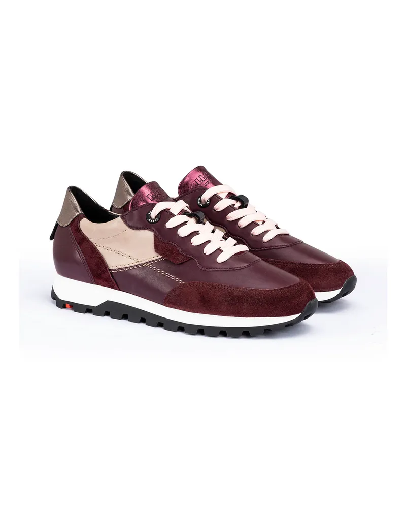 Lloyd Rot Glattleder | Rauleder | Effektleder | Damen Sneaker Rot Rot