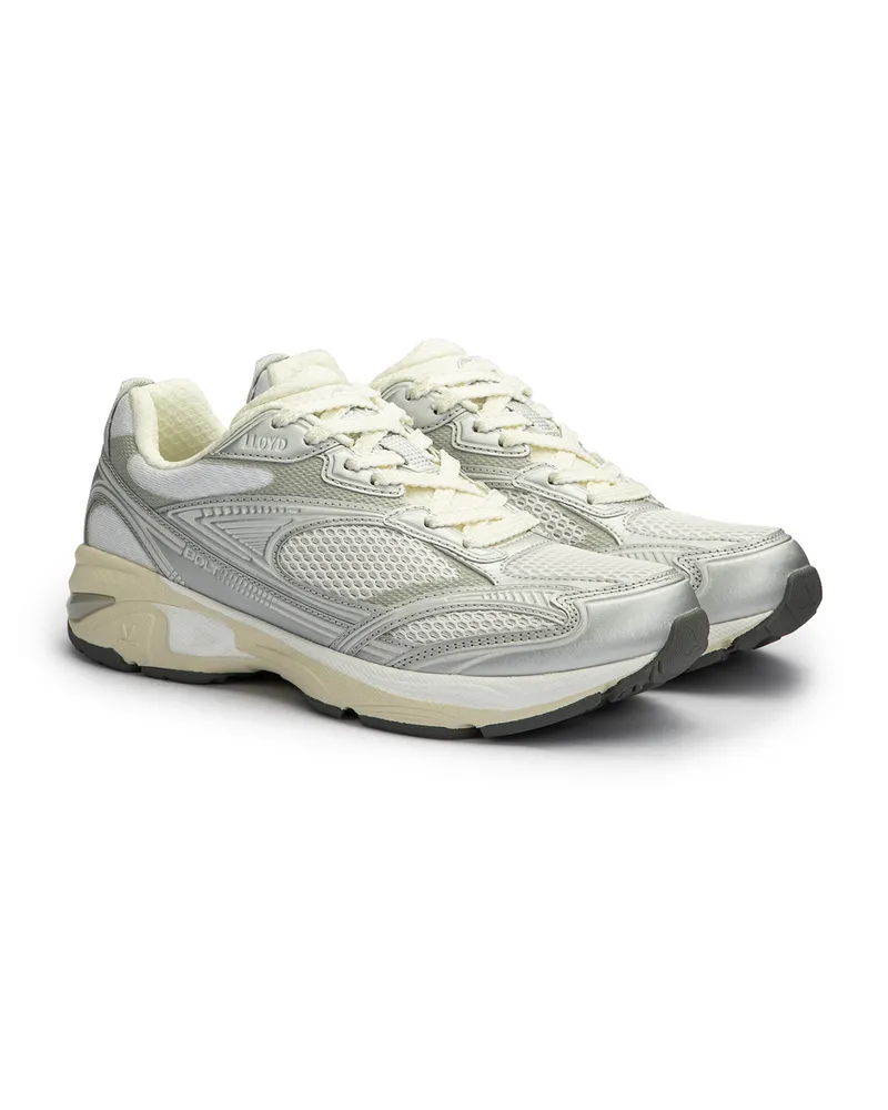 Lloyd Weiss Kunstleder | Mesh | Damen Bolt Weiss Weiss