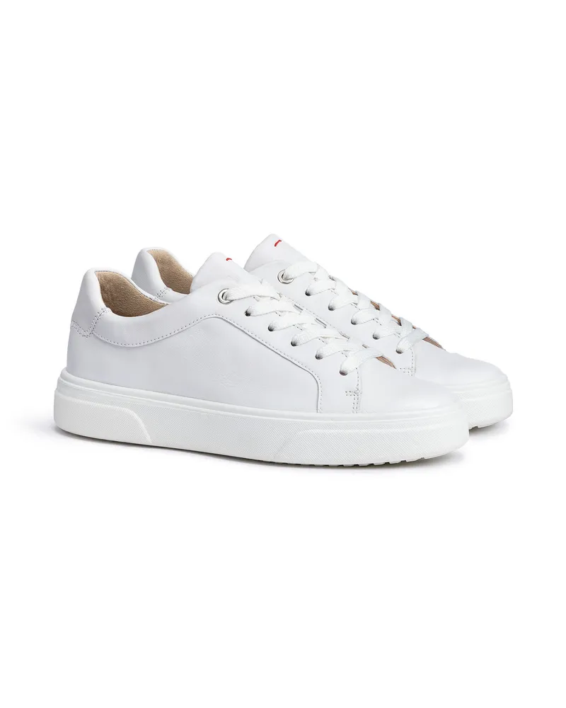 Lloyd Weiss Glattleder | Damen Sneaker Weiss Weiss