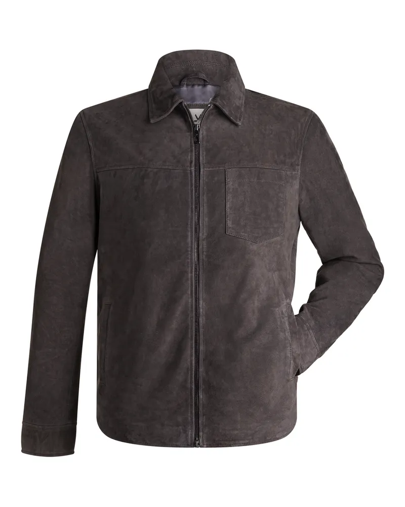 Lloyd Grau Rauleder | Lederjacke Grau