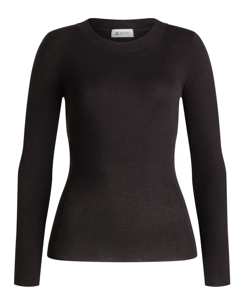 Lloyd Braun Damen Strickpullover Rundhals Braun Braun