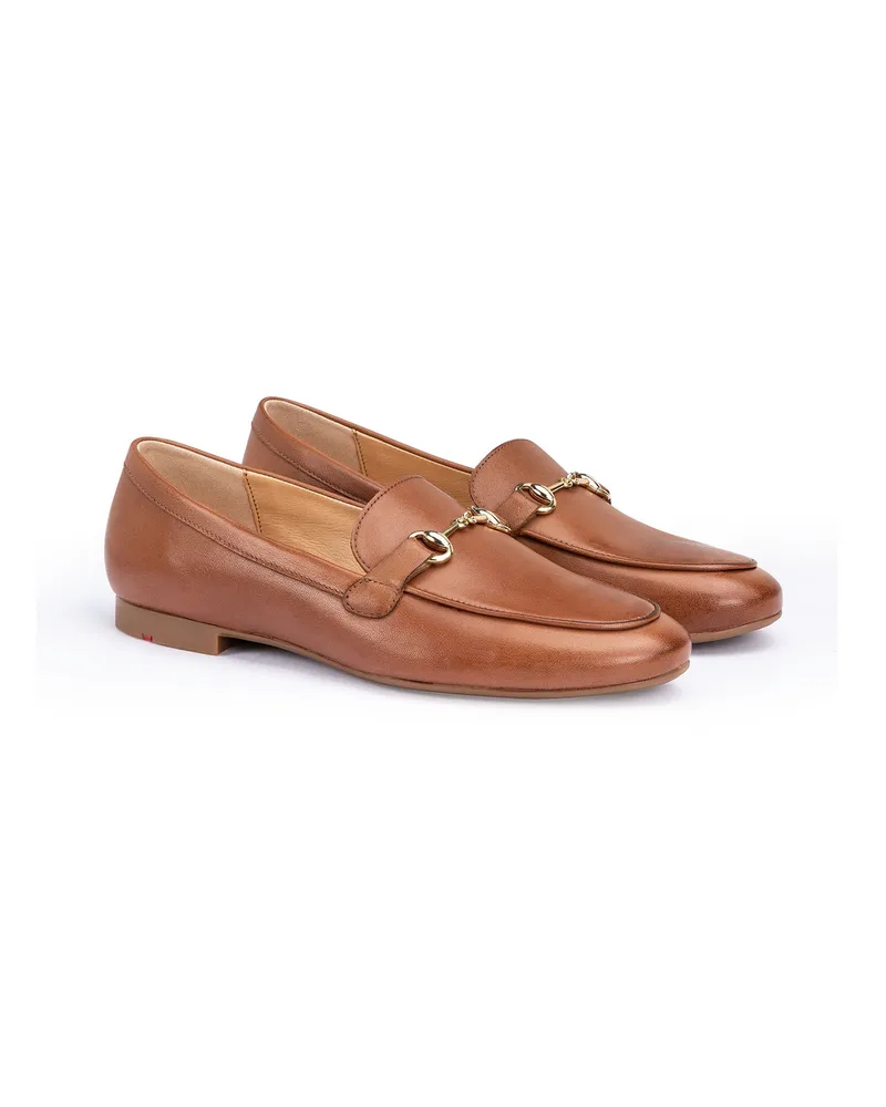 Lloyd Braun Glattleder | Damen Slipper Braun Braun