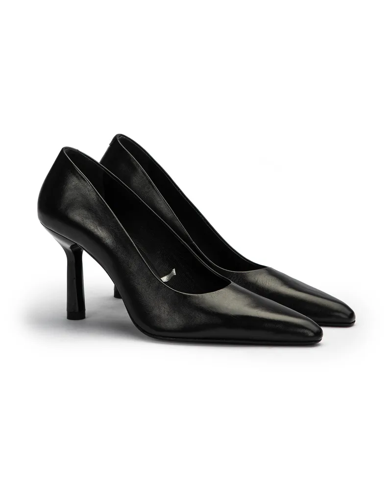 Lloyd Schwarz Glattleder | Damen Margot Iv Schwarz Schwarz