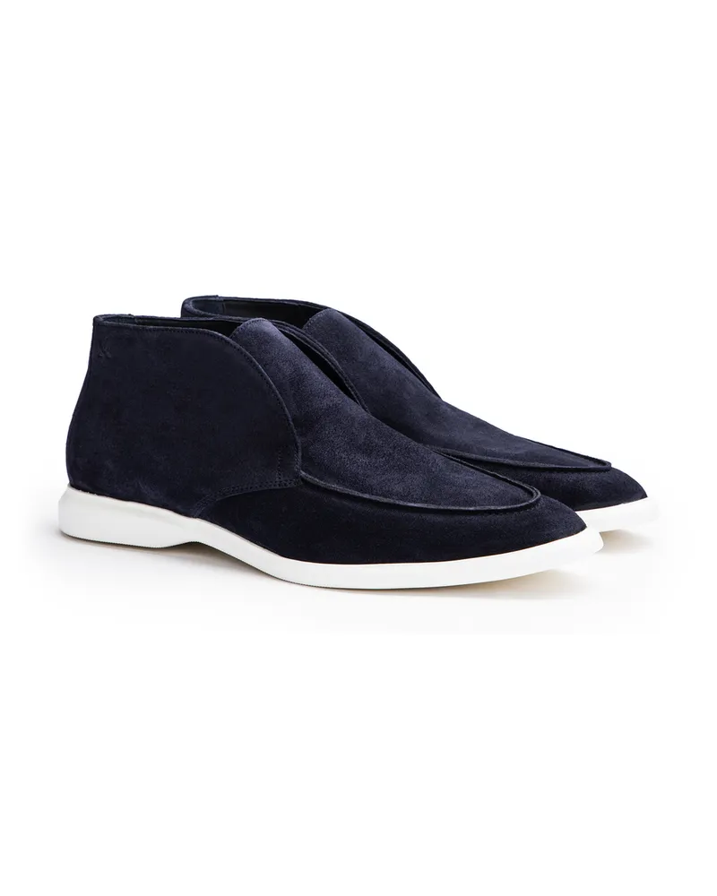Lloyd Blau Rauleder | Stride Step Blau