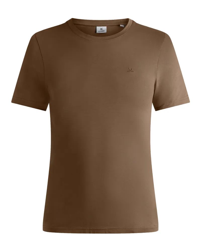 Lloyd Beige Damen T-shirt Rundhals Beige Beige