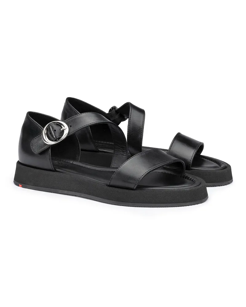 Lloyd Schwarz Glattleder | Damen Sandalen Schwarz Schwarz
