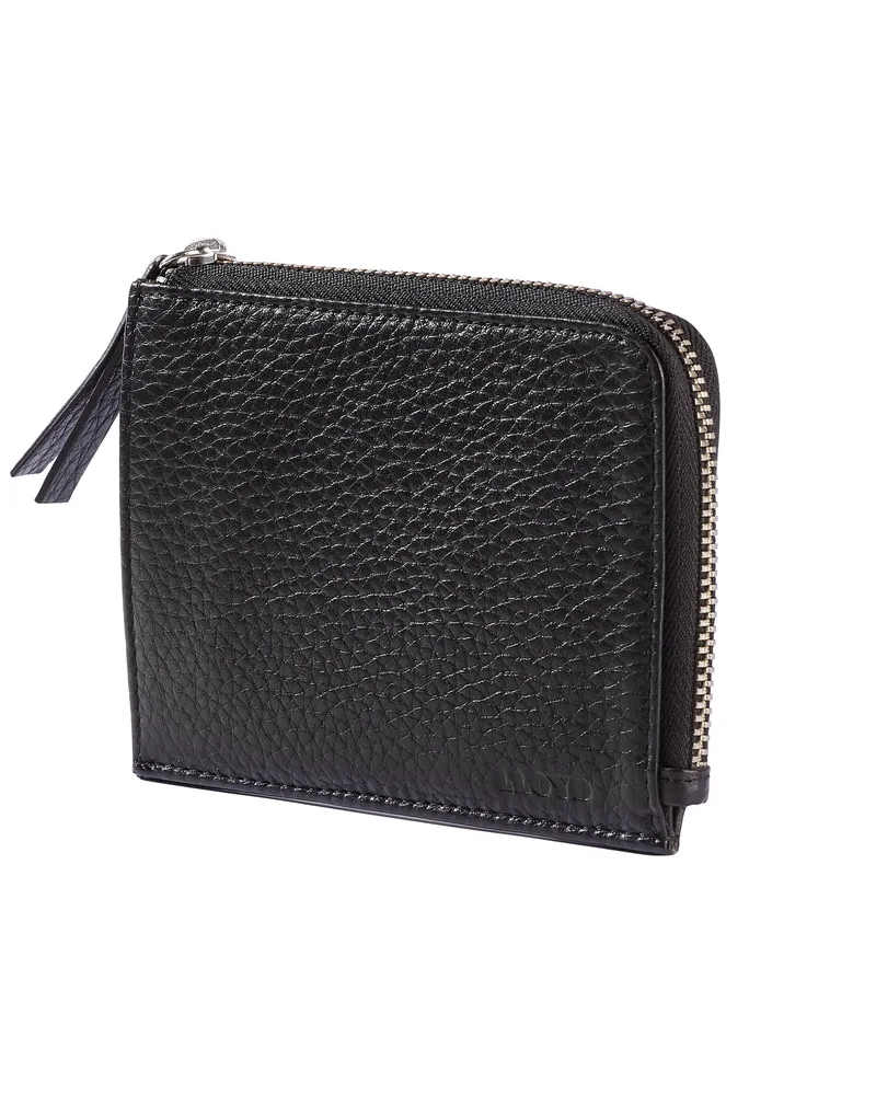 Lloyd Schwarz Glattleder | Cardholder Schwarz