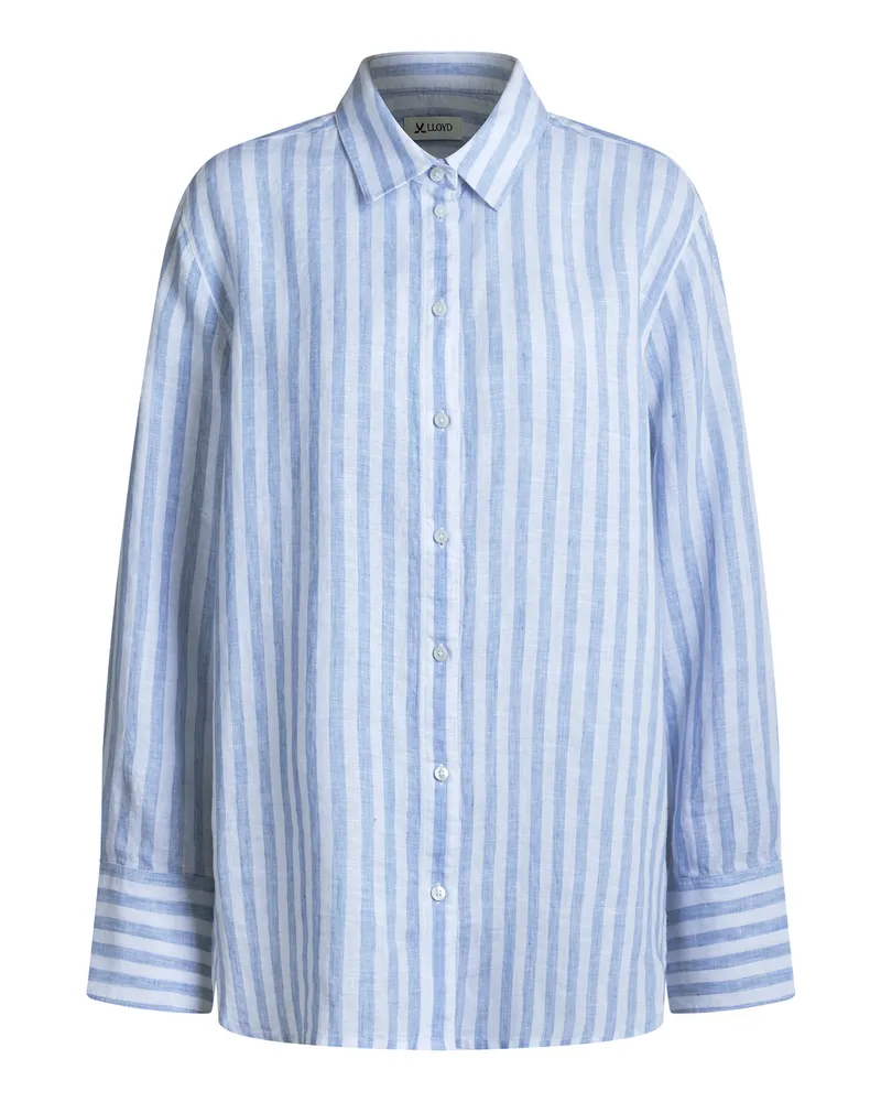 Lloyd Blau Damen Leinenbluse Blau Blau