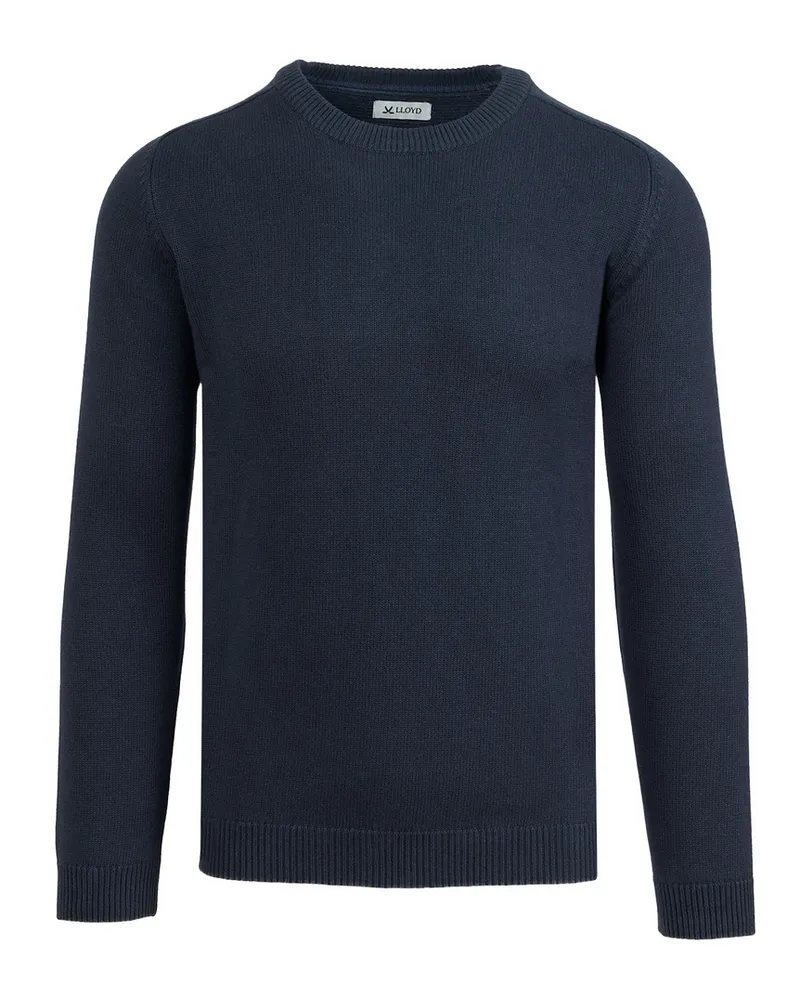 Lloyd Blau Textil | Rundhals Pullover Blau