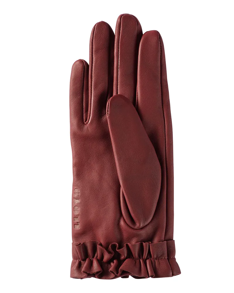 Lloyd Rot Glattleder | Damen Handschuhe Rot Rot
